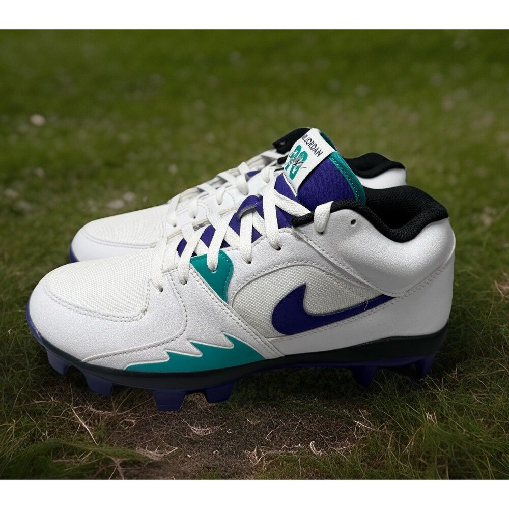 Nike Jordan Stadium 90 Low MCS Shoes White/Grape Ice HQ0211-105 Men Size 9 NEW